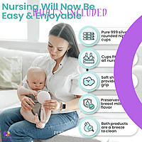 PhysiogenX Silver Nursing Cup and Nipple Shield Kit PhysiogenX Silver Nursing Cup and Nipple Shield Kit
