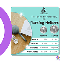 PhysiogenX Silver Nursing Cup and Nipple Shield Kit PhysiogenX Silver Nursing Cup and Nipple Shield Kit