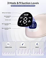 Momfann App Controlled Double Wearable Breast Pump