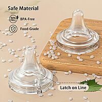 Yanyoyo Wideneck Glass Baby Bottle 5.4oz (w/ Slow Flow Nipple)