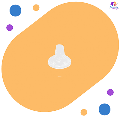 Replacement Sippy Nipple (fits Lansinoh and Compatible Bottles)