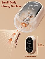 NCVI Ultra-Lightweight Hybrid Wearable Breast Pump