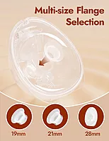 NCVI Ultra-Lightweight Hybrid Wearable Breast Pump