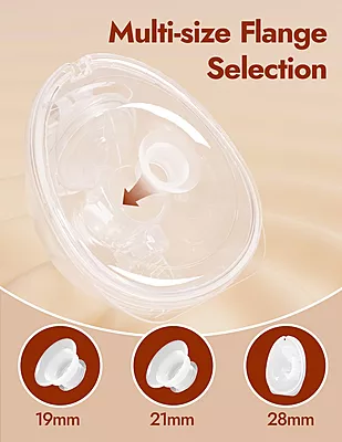 NCVI Ultra-Lightweight Hybrid Wearable Breast Pump