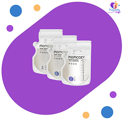 Momcozy Temp Sensing Milk Storage Bags
