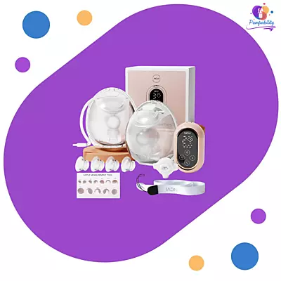 NCVI Ultra-Lightweight Hybrid Wearable Breast Pump