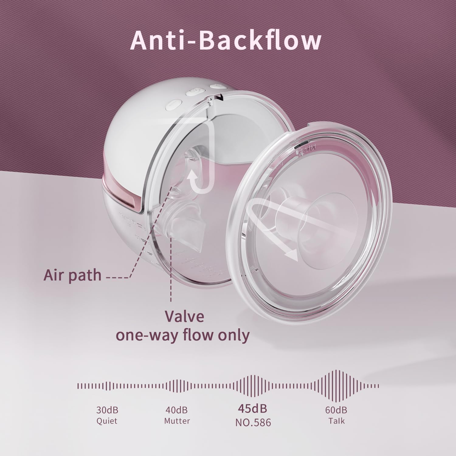 S H SINGLE WEARABLE BREAST PUMP