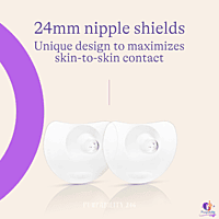 Lansinoh Contact Nipple Shields 2 Count Size 2-24mm w/ Carry Case Lansinoh Contact Nipple Shields 2 Count Size 2-24mm w/ Carry Case
