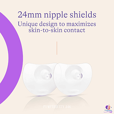 Lansinoh Contact Nipple Shields 2 Count Size 2-24mm w/ Carry Case Lansinoh Contact Nipple Shields 2 Count Size 2-24mm w/ Carry Case